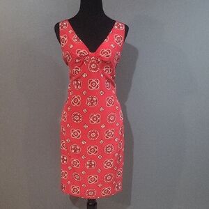 Muse bandana print silk dress